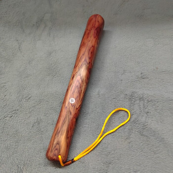 diana kane高档紫檀柳鬼脸把玩棍棒原木料 按摩敲背木棍似海南防身棒