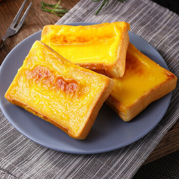 京喜好物推荐整箱3斤岩烧乳酪夹心吐司奶酪面包片早餐3斤半斤3包试吃