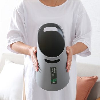 妙然压圈垃圾桶9L 2个装分类塑料垃圾篓家用厨房卫生间办公室加厚纸篓