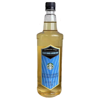 星巴克(starbucks)香草糖浆1l 咖啡原料调味糖浆原装咖啡伴 侣奶茶