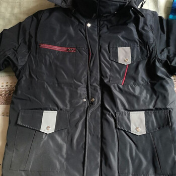 鞍钢矿业棉大衣冬季寒服风棉袄冬季工作服带反光条大衣175码