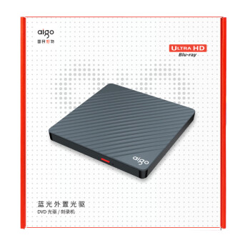 爱国者（aigo）6倍速 USB3.0外置蓝光刻录机 BD蓝光光驱 读刻一体移动光驱 外接光驱 笔记本光驱外置便携式 BD500