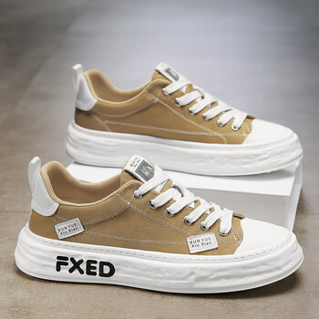 迈雷驰帆布男鞋夏季透气潮流男款布鞋青少年百搭休闲运动板鞋厚底潮