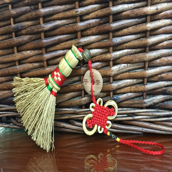 澳颜莱 端午扫帚 婴儿床宝宝安睡床头笤帚小扫把扫帚新生儿随身挂件