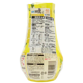 小林制药（KOBAYASHI）空气清新剂厕所专用消臭元清新柠檬400ml日本进口香薰芳香除臭剂