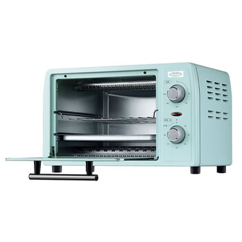 美的（Midea） 电烤箱12L 迷你容量轻松安放 宽幅调温极简操作 上下双管均匀烘焙 双层烤位 蛋糕烘焙 PT12B0