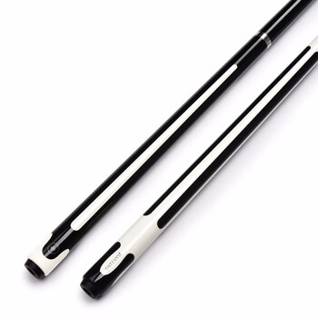 健英 JIANYING 台球杆美式九球杆大头杆16彩桌球杆 PA24黑 13MM