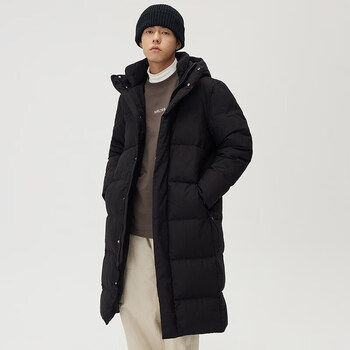 雪中飞官方旗舰店羽绒服冬季男女情侣中长款潮牌可二开连帽外套新国标