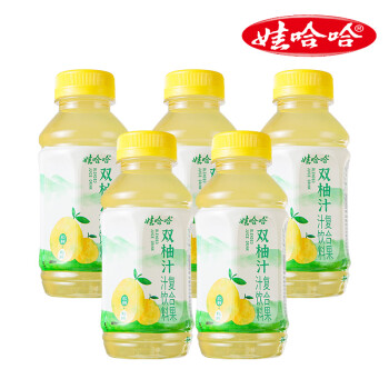 娃哈哈雙柚汁複合果汁飲料飲品300ml15瓶整箱裝雙柚汁300ml5瓶裝