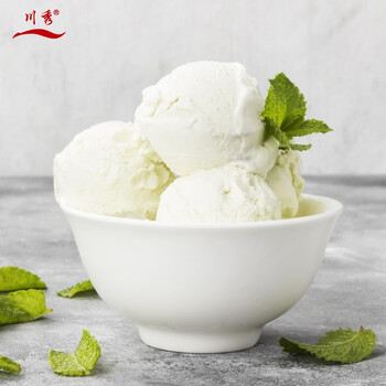 川秀 原味冰淇淋粉 家用自制冰淇淋原料软硬模具冰激凌 100g*3包