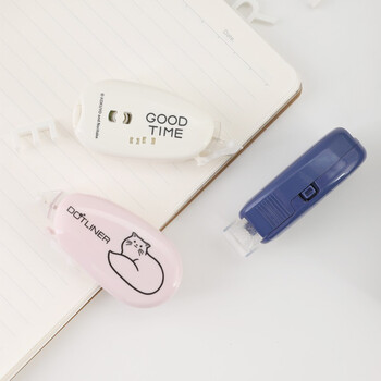 国誉(KOKUYO)Noritake联名学生便携紧凑型点点胶点状胶粘贴胶带 本体 粉色 WSG-DM2X45-06P