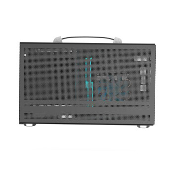超频三(PCCOOLER)蜂鸟1 I100CG PRO钛灰色 mini ITX机箱（Type-C接口/支持SFX电源/17*17以内主板）