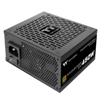 Thermaltake（Tt）额定450W 钢影Toughpower SFX 电脑电源（80PLUS金牌/全模组/全日系电容/附ATX转接架）