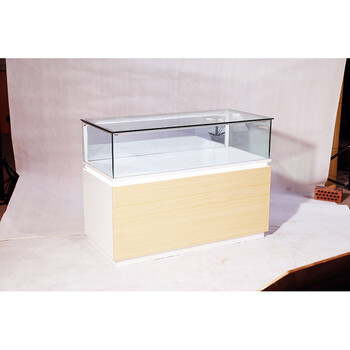 墨绩 展示柜玻璃透明悦刻体育福彩票产品销售商用新款推拉靠墙手机