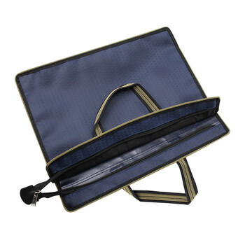 TRNFATN-4050手提立体公文袋 拉链收纳袋公文包 办公商务会议资料包文件袋 一个装