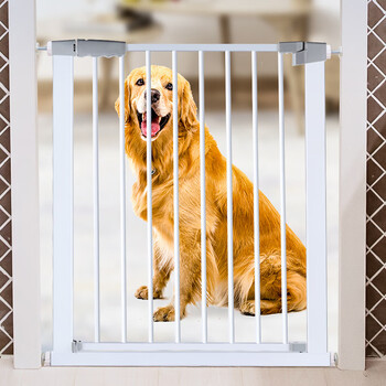 温馨果狗门栏宠物围栏隔离门栅栏室内挡门拦狗狗栏杆楼梯口防护栏免
