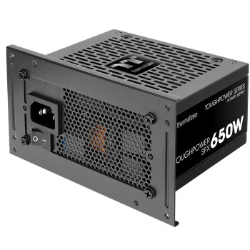 Thermaltake（Tt）额定650W 钢影Toughpower SFX 电脑电源（80PLUS金牌/全模组/全日系电容/附ATX转接架）