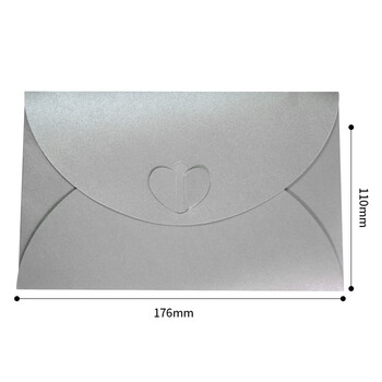 惠朗（huilang）珠光纸爱心扣信封信纸套装(10色信封+10张白横线信纸+13个封口贴)7189