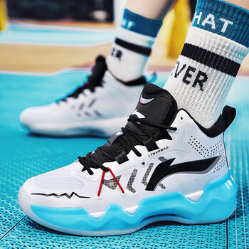 李寕利刃2代篮球鞋男女款夏季透气驭帅儿童学生实战球鞋摩擦会响3