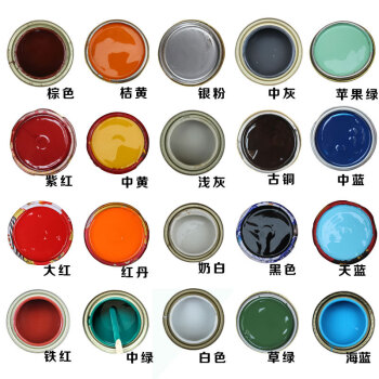 榆钦小桶油漆铁门防锈漆栏杆防锈调和油漆金属防锈漆 海蓝色(0.6kg)