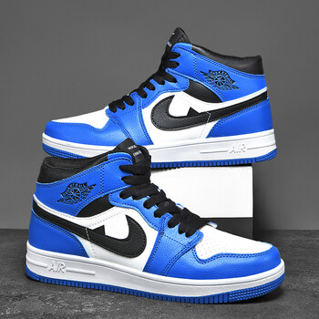 惠戈尔男鞋aj潮流空军一号高帮板鞋秋冬季新款增高运动男鞋休闲旅游