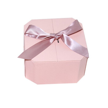 礼物盒婚庆伴手礼盒ins精美韩版礼品盒简约生日礼物包装盒子空盒粉色