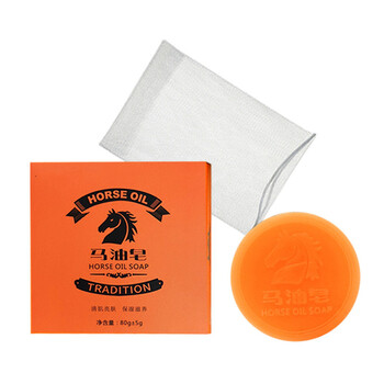 马油皂除螨面部香皂香味香型家用实惠装男女士洗澡沐浴全身80克裸皂5