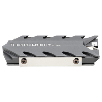 Thermalright(利民)  TL-M.2 2280 pro固态散热器全铝散热片阳极喷砂工艺带8mm 热管 2280规格 双层硅胶片