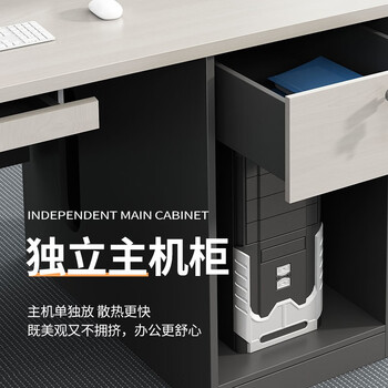 奈高(NAIGAO)电脑桌办公桌员工桌职员位员工工位板式写字台现代简约书桌1.4米 奈高(NAIGAO)电脑桌办公桌员工桌职员位员工工位板式写字台现代简约书桌1.4米