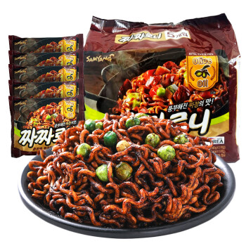 韩国进口 Samyang 三养炸酱面方便面140g 5包装杂酱面拉面干拌面速食泡面袋装速食品 图片价格品牌报价 京东