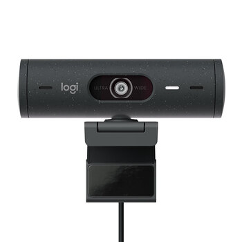 罗技（Logitech）Brio 505 商用全高清摄像头 视频通话 网课会议摄像头 家用摄像头 1080p