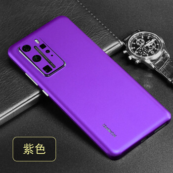 紫色 两片装带透明壳 荣耀30 pro