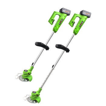 宏马锂电割草机家用小型轻便充电式除草机多功能电动打草修剪神器 48v