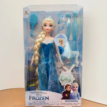 卡佰索艾莎公主娃娃安娜玩具国内冰雪奇缘爱莎玩偶elsa公主生日礼2021