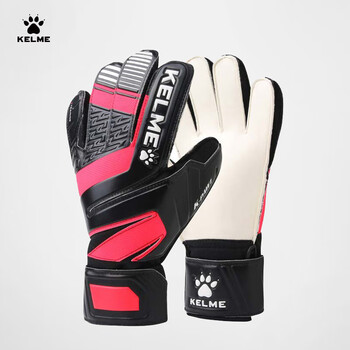 卡尔美（KELME）足球守门员手套成人职业防滑缓冲门将手套装备儿童 训练级	