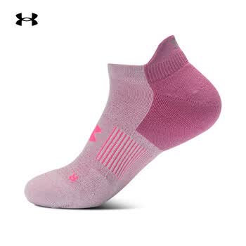 armour)官方ua armour dry no show男女跑步运动袜1361164 粉红色669