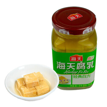 海天广东 腐乳 经典白方288g 广式豆腐乳 经典白方288g*2瓶