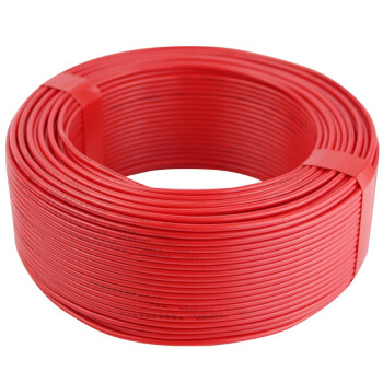 永久电缆 6平方阻燃ZR/BV6电源线纯铜国标线 进户主线 6平方(单股硬线)火线-红色 50 米
