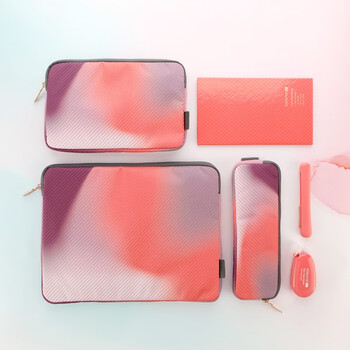 国誉(KOKUYO)进口ME便携收纳袋 Flat Pouch学生整理文具袋收纳包大号 浆果紫格纹 KME-LFPH301DV 国誉(KOKUYO)进口ME便携收纳袋 Flat Pouch学生整理文具袋收纳包大号 浆果紫格纹 KME-LFPH301DV