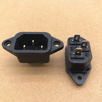 插座通用三角半球电饭煲电压力锅插座 螺丝插口1个