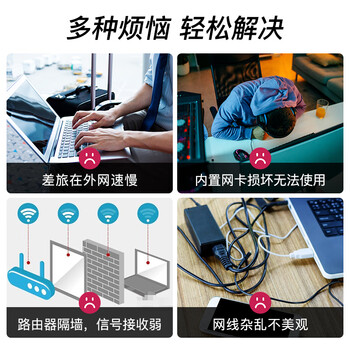 翼联（EDUP）免驱版 USB无线网卡 wifi信号接收器 台式机笔记本通用 智能自动安装驱动EP-N8566
