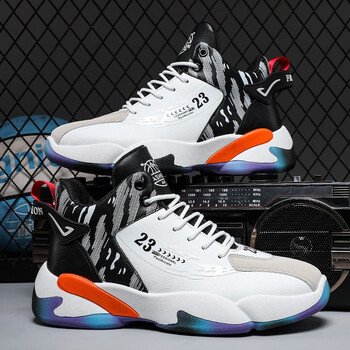 双星高帮男鞋2023新款秋季体育生休闲运动鞋户外篮球青少年防滑跑步鞋