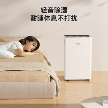 海尔（Haier）除湿机抽湿机 吸湿器22升/天 家用轻音烘干防潮干燥机地下室干衣机 CF22-JY1