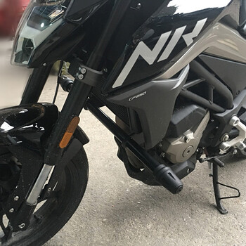 适用春风150nk250保险杠前护杠防摔杠cf250nk特竞技杠防摔胶改装nk250