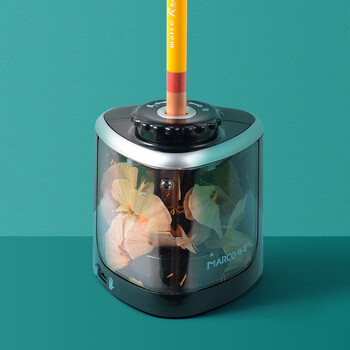 马可（MARCO）电动卷笔刀配件系列单孔削笔转笔铅笔儿童小学生便携安全电动削笔器OP400203E速写马克笔绘画