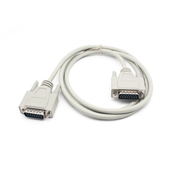 可思未来 DB15传输线 两排15针双屏蔽串口并口加长线 数控雕刻机线并口延长线 （5米 公对公）KS-D-DB155M