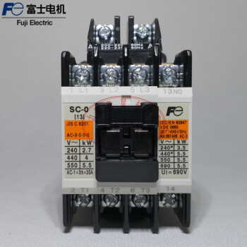 新品☆ 富士電機電磁接触器SC-E4 ( 220V 110V 380V 24V 36V 48V 選択可)-