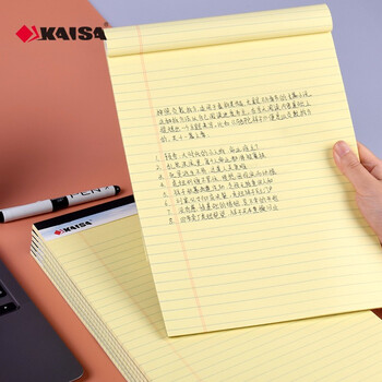 凯萨(KAISA)拍纸簿legalpad拍纸本美式记事本会议笔记本文具办公用品50张A4+ (216*298mm) 6本装 KS-00554 凯萨(KAISA)拍纸簿legalpad拍纸本美式记事本会议笔记本文具办公用品50张A4+ (216*298mm) 6本装 KS-00554