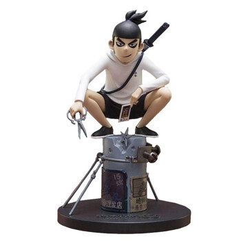 刺客伍六七  阿柒 蹲姿 手办 景品 摆件 阿柒