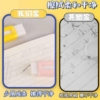 晨光(M&G)文具宝可梦推拉橡皮套装 1+1可换芯橡皮擦 无屑干净小学生专用 颜色随机1卡装QXPQ4212